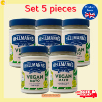 ราคา Set5 packs Hellmanns Vegan Mayonnaise 270g เฮลแมนส์ มายองเนสมังสวิรัติ 270กรัม มายองเนส มายองเนสแซนวิช มายองเนส คลีน ซอสมังสวิรัติ (19983060424)