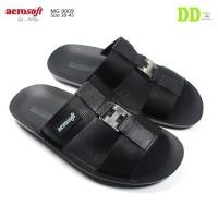 ราคา รองเท้าแตะ Arosoft MG 9009 ของแท้ รองเท้าแตะแอโร่ซอฟ รองเท้าแตะผู้ชายแบบสวม รองเท้าแตะสีดำ ใส่เดินเล่น สวมใส่สบาย (8776848508)