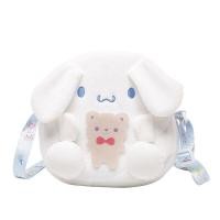 ราคา Kawaii Cinnamoroll Plush Crossbody Bag Cartoon My Melody Kuromi Pompompurin Sanrios Crossbody Phone Bag Plush Doll Coin Purse (15359651831)