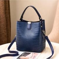 ราคา Retro Alligator Bucket Bags Women Crocodile Pattern Handbag Capacity Casual Crocodile Shoulder Ladies (13557312986)