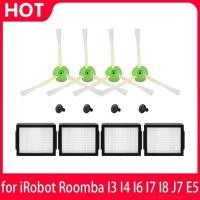 ราคา สำหรับ IRobot Roomba I7 I8 E5 I3 J7 I6เครื่องดูดฝุ่นหุ่นยนต์อุปกรณ์เสริมแปรงด้านข้างอะไหล่หลัก (19666177066)