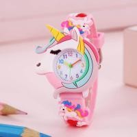 ราคา นาฬิกาซิลิโคนรูปม้าโพนี่สำหรับเด็กสไตล์ยูนิคอร์นนาฬิกาควอตซ์น่ารัก (20850226382)