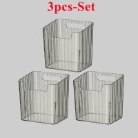 ราคา 3pcs 6pcs Kitchen Plastic Fruit Food Crisper Storage Boxes Family Coarse Cereals Storage Box Refrigerator Side Frozen Food Storage Organization (20282044133)