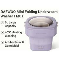 ราคา DAEWOO ที่พับได้ชุดชั้นในซีทรูเครื่องซักผ้าเครื่องซักผ้าเครื่องซักผ้า FM01สำหรับเด็กเล็ก (19786101463)