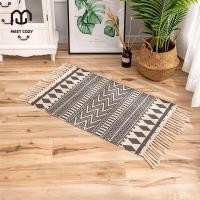 ราคา MEET COZY พร้อมส่ง พรมปูห้องนอน มีขนาด60x180 พรมผ้าฝ้าย สไตล์โบฮีเมียน พรมเช็ดเท้า ออกแบบย้อนยุคโบฮีเมียน DJ AD (19588557030)