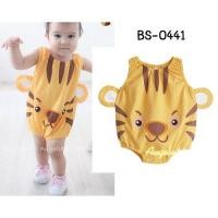 ราคา ชุดบอดี้สูทแฟนซีเด็ก แขนกุด ขาเว้า ลายเสือ Baby tiger costume S 70 BS0441 (19186339931)