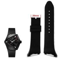 ราคา 25 มม สายยางสำหรับ Hamilton Ventura H24655331 H24615331 หัวเข็มขัดสแตนเลสผู้ชายคุณภาพซิลิโคนเปลี่ยนสายนาฬิกา (19647206447)