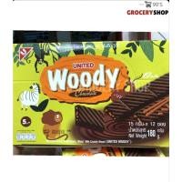 ราคา Woody Bar ขนมช็อคโกแลต บาร์ สอดไส้ปังกรอบ 180 กรัม 12 ชิ้น (20255698247)