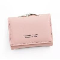 ราคา กระเป๋าสตางค์แฟชั่น กระเป๋าตังค์ผู้หญิงทรงใบสั้น มีช่องใส่เหรียญ และใส่บัตร จุได้เยอะ FOREVER YOUNG มีของพร้อมส่ง T11 T414 (20425536562)
