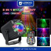 ราคา UZBOO โปรเจ็กเตอร์เลเซอร์ RGB ชุดไฟรถยนต์แบบรีโมทควบคุมไฟเวทีเลเซอร์3 In 1ไฟโปรเจคเจอร์ดีเจดิสโก้มีเสียงสำหรับงานแต่งงานวันเกิด KTV บาร์คอนเสิร์ตปลั๊ก USB (21231091759)