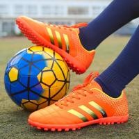 ราคา 32 44 ระบายอากาศแฟชั่นผู้ชายรองเท้าฟุตบอลรองเท้าฟุตบอลหมุดยาวเด็กเด็กรองเท้าฟุตบอลชายการฝึกอบรมฟุตบอลรองเท้าผ้าใบ2023 (5396158981)