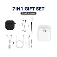 ราคา ชุดหูฟังไร้สาย7ใน1ของขวัญ Pro4ใหม่ Tws กันน้ำอินเอียร์ HiFi สเตอริโอหูฟังเอียบัดไร้สายกีฬาอุปกรณ์หูฟังบลูทูธชีวิต (20660627146)