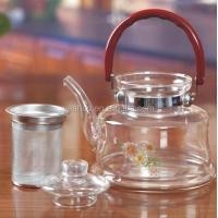 ราคา 1000ML Home Office Stovetop Safe Tea Kettle Blooming and Loose Leaf Tea Maker Set Large Glass Teapot (19227708482)