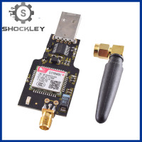ราคา Shockley ชิป SIM800C USB เป็น GSM เครื่องสแกนจีพีอาเอสโมดูล Quad Band 850 900 1800 1900MHz ชิป USB CH340T รองรับซิมการ์ด2G 3G 4G USB การสื่อสารการส่งข้อมูล SMS ด้วยเสาอากาศ (17595447952)
