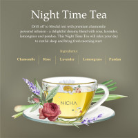 ราคา ชาดอกไม้ ซิกเนเจอร์เบลนด์ เพื่อการนอนหลับผ่อนคลาย Sleep Tea Signature Blends (19887316286)