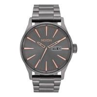 ราคา Nixon Sentry SS NXA3562785 00 นาฬิกาผู้ชาย สีกันเมทัล (17269351528)