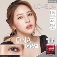 ราคา Lovely Plus คอนแทคเลนส์แบรนด์ดัง รุ่นDna สีน้ำตาล เทา สายตาปกติ สายตาสั้น (20942413484)