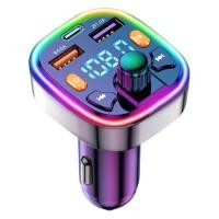 ราคา ตัวรับสัญญาณบลูทูธ FM ในรถยนต์ Bluetooth5 0พร้อมพอร์ตชาร์จเร็ว3พอร์ตเครื่องเล่น MP3ตัวแปลงสัญญาณ FM ในรถยนต์ (14634726376)