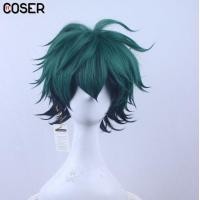 ราคา COSER 77 My Hero Academy deku สีเขียวและสีดำไล่ระดับสีคอสเพลย์วิกผม (18538522663)