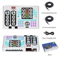 ราคา SX98การ์ดเสียงสีขาวรุ่นภาษาอังกฤษอุปกรณ์การ์ดเสียง48V ชุดคอมพิวเตอร์โทรศัพท์การบันทึกเพลง K (19632703490)