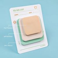 ราคา 3 Size Square Sticky Notes Creative 3 Color Message Fridge Paper Memo Pads (20335158989)