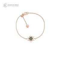 ราคา Maison de Jewels Gemini Star Braclet กำไลเงิน โรสโกลด์ ดาว ดีไซน์ อินเทรนด์ (511412138)