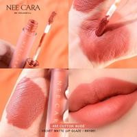 ราคา ลิปสติก ลิปแมท NEE CARA นีคาร่า เวลเวท เนื้อกำมะหยี่ VELVET MATTE LIP GLAZE ติดทน สีสวย 4g (20520674553)