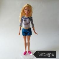 ราคา สภาพดี มีหลายภาพค่ะ ตุ๊กตาบาร์บี้ขาข้อต่อ เสื้อมอมแมม งานแท้แมทเทล2015 พร้อมชุด (19978297371)