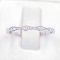 ราคา Lucky Gems แหวนคลื่นๆ เพชรคู่ เงินแท้92 5 เพชร CZ เกรด Premium เล่นไฟดี ชุบทองคำขาว LKM832 (17972436395)