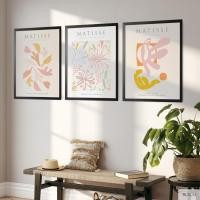 ราคา ภาพ Matisse ตกแต่งบ้าน เซต 3 ภาพ พร้อมกรอบดำ รับประกันคุณภาพด้วยเทคนิคจากประเทศอิตาลี (19418144158)
