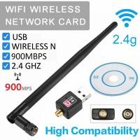 ราคา Unvug 900Mbps 2 4G 5GดองเกิลWiFi USBอะแดปเตอร์ไร้สายการ์ดเน็ตเวิร์คสำหรับแล็ปท็อปPC (5753690444)