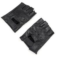 ราคา บุรุษแกะหนังถุงมือขับรถถุงมือออกกำลังกายครึ่งนิ้วถุงมือยุทธวิธีสีดำ (17158227434)