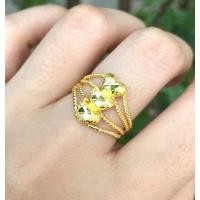 ราคา แหวนทองหุ้ม ลายหัวใจ 3 ชั้น หนักสองสลึง (16529992658)