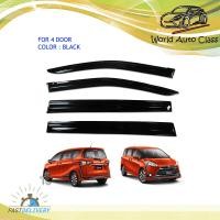 ราคา กันสาดฝน กันสาดกระจก โตโยต้า เซียนต้า สี ดำ Toyota Sientaจำนวน 4ชิ้น 4 ประตู ปี2017 2018 ขนาด มีบริการเก็บเงินปลายทาง (9056419237)
