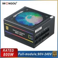ราคา Iwongou แหล่งจ่ายไฟ80Plus 800 W แหล่งจ่ายไฟ DC DC โมดูลเต็มวงจรสำหรับ PC แหล่งจ่ายไฟ800วัตต์24pin 12V ATX GAMESD1200 (21170048912)