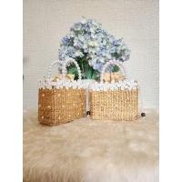 ราคา กระเป๋าสานผักตบชวา ติดตกตามรูปภาพ พร้อมส่งจาก กทม (20743137806)