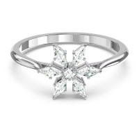 ราคา Swarovski แหวนพลอยสีขาวเกล็ดหิมะวิเศษS925 แหวนแฟชั่นสตรีเงินสเตอร์ลิงของขวัญวันเกิดวันวาเลนไทน์ (20572994390)