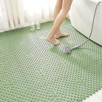 ราคา MNO 9 Thing Bath mat แผ่นยางกันลื่น แผ่นปูกันลื่น แผ่นกันลื่นในห้องน้ำ ระบายน้ำได้ดี ทำความสะอาดง่าย ประกอบง่าย ทำจาก PVC สินค้าขายต่อ1แผ่น (12223481104)