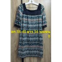 ราคา K96 เสื้อ browse คอสี่เหลี่ยมแขนสั้น ผ้ายืดนุ่ม ผ้าเย็น ลายกราฟฟิกสีเขียวช่วงคอสีดำเป็นเสื้อตัวยาวทรงปล่อย ใส่เป็นมินิเดรสได้ (21298428612)