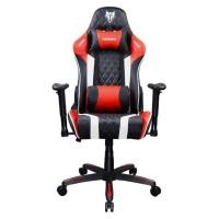 ราคา GAMING CHAIR เก้าอี้เกมมิ่ง NUBWO GAMING CH 019 NBCH019 BLACK WHITE RED (19134479289)