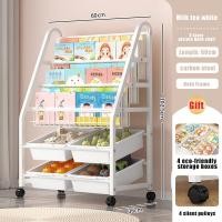 ราคา AKAW 100CMชั้นวางหนังสือ ชั้นวางของ ชั้นวางขนาดใหญ่ ขนาด ชั้นวางสีขาว บ้านสไตล์เรียบง่าย ตู้หนังสือและชั้นวางของเด็ก ชั้นวางหนังสือเด็ก ชั้นหนังสือเด็ก ชั้นวางหนังสือ 3 ชั้น4 ชั้น ติดตั้งง่าย Bookcase