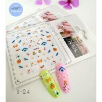 ราคา สติ๊กเกอร์ติดเล็บ 3D สติ๊กเกอร์ติดเล็บลายการ์ตูนน่ารัก Nail stickers (18948595552)