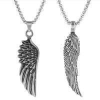 ราคา แฟชั่น NINE สร้อยคอปีกนางฟ้าผู้ชายฮิปฮอปเยาวชน Cool สร้อยคอพร้อมจี้ (9345276941)