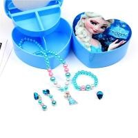 ราคา Frozens Annas Elsas Sofia ชุดเครื่องประดับแฟชั่นสำหรับเด็กสีขาวลายการ์ตูนชุดแหวนตุ้มหูสร้อยคอน่ารักแฟชั่นของขวัญวันหยุด0000กล่องของขวัญ (18095782011)
