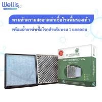 ราคา พรมทำความสะอาดฆ่าเชื้อโรคพื้นรองเท้า Wellis แถมฟรี น้ำยาฆ่าเชื้อโรค 5 ลิตร 2x83x45cm (15196987642)