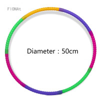 ราคา FIONATฮูล่าฮูปสีแหวนยิมนาสติกแหวนเด็กแหวนพลาสติกเกมประกอบฮูล่าฮูปขนาดเล็ก (5216204579)