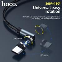 ราคา Hoco Magneticชาร์จUSBสายเคเบิลชนิดC Micro USB Lightningแท่นชาร์จแม่เหล็กสายสำหรับข้อมูลApple Huawei Xiaomi Samsung OPPO VIVOสาย (5102338995)