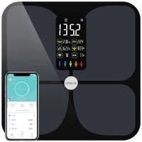 ราคา Lepulse Scales for Body Weight and Fat Lescale Large Display Weight Scale High Accurate Body Fat Scale Digital Bluetooth Bathroom Scale for BMI Heart Rate 15 Body Composition Analyzer Sync with Fitnes