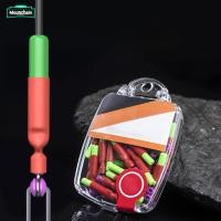 ราคา Mounchain Bobber STOP 30ชิ้นจุกปิด Bobber ซิลิโคนสำหรับเอ็นตกปลาลื่น Bobber Stop กับกระเป๋าสตรีทรงถังสำหรับแพตกปลา22 23 24มม (21188681884)