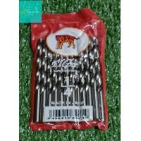 ราคา ดอกสว่าน เจาะเหล็ก เจาะสแตนเลส ดอกสว่านตราเสือ TIGA 1แพค (20891209801)